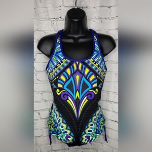 Athleta 2 Piece Tankini Bathing‎ Suit Size Medium